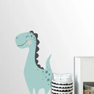 Aktuell Vorgeklebte Kindertapete mit Dinosauriern, PLC035, Platinum Shapes, Decoprint
