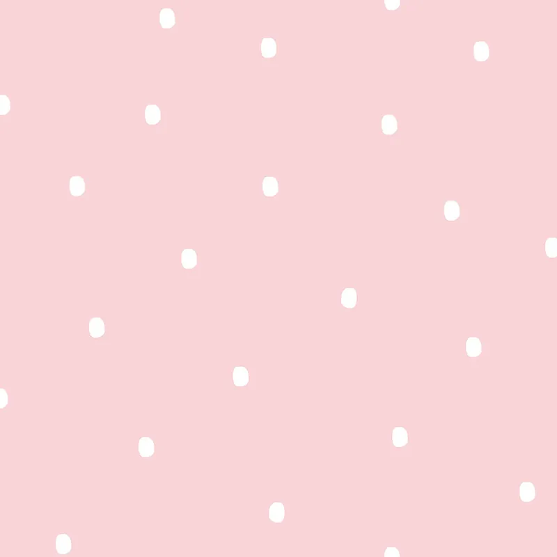 Rosa Papiertapete mit Punkten / Flecken 460-2, Pippo, ICH Wallcoverings Begrenztes Angebot